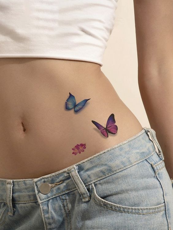 Mẫu hình xăm hõm Venus và bụng dưới – mẫu 60