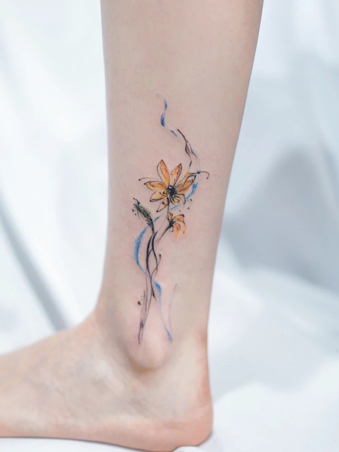 Mẫu hình xăm cổ tay cổ chân