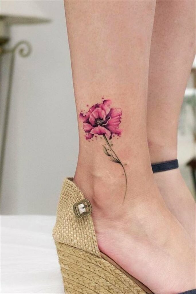 Mẫu hình xăm cổ tay cổ chân