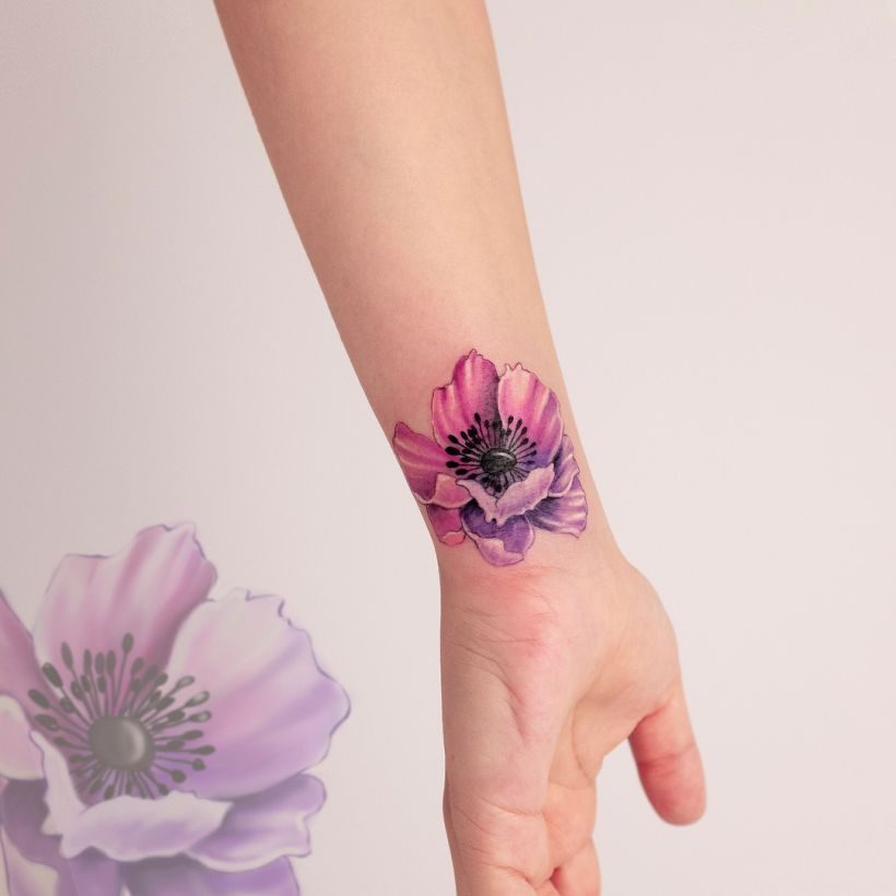 Mẫu hình xăm cổ tay cổ chân
