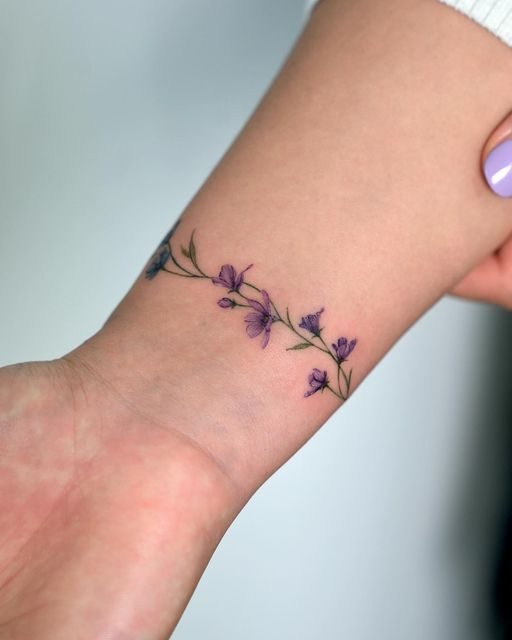 Mẫu hình xăm cổ tay cổ chân