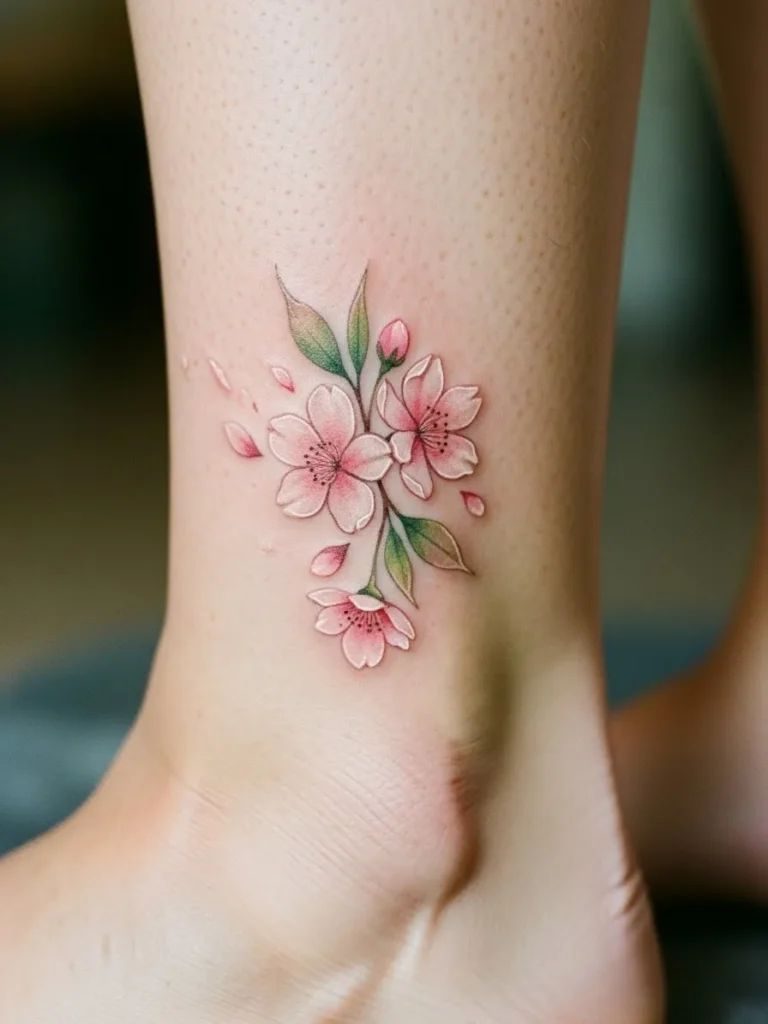 Mẫu hình xăm cổ tay cổ chân