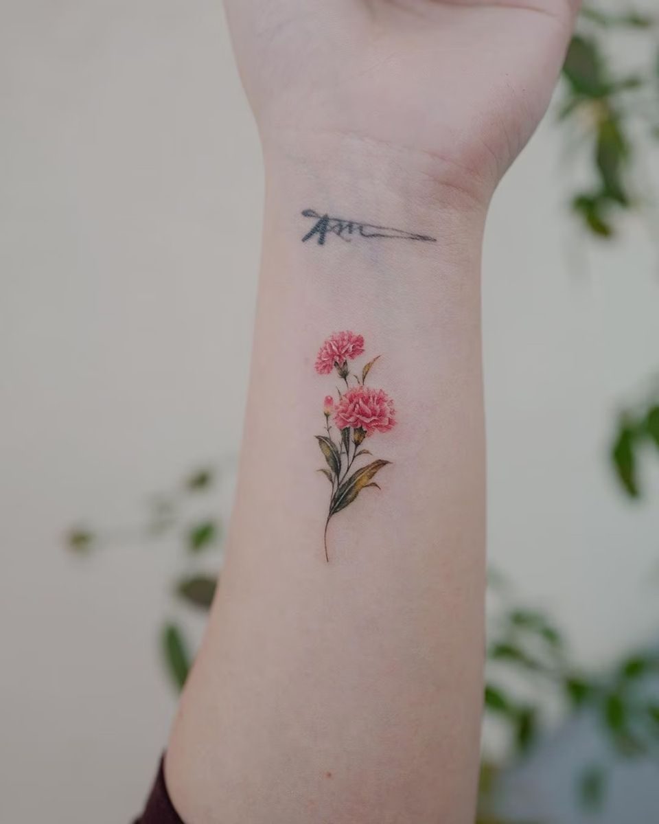 Mẫu hình xăm cổ tay cổ chân
