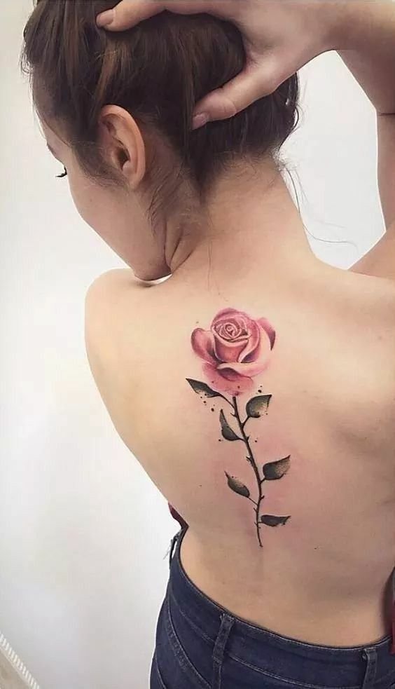 Mẫu hình xăm dọc sống lưng