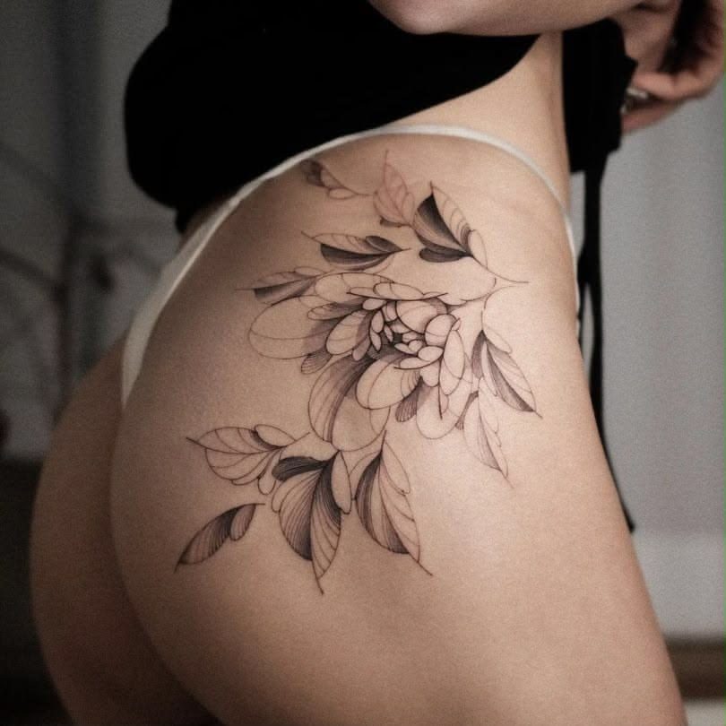 Mẫu hình xăm mông