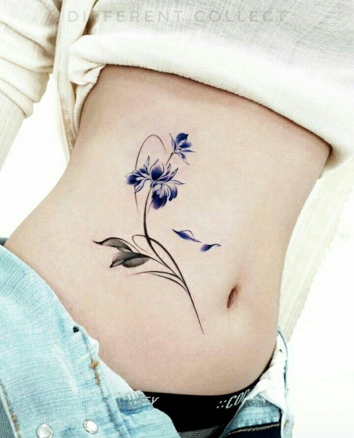 Mẫu hình xăm sườn eo