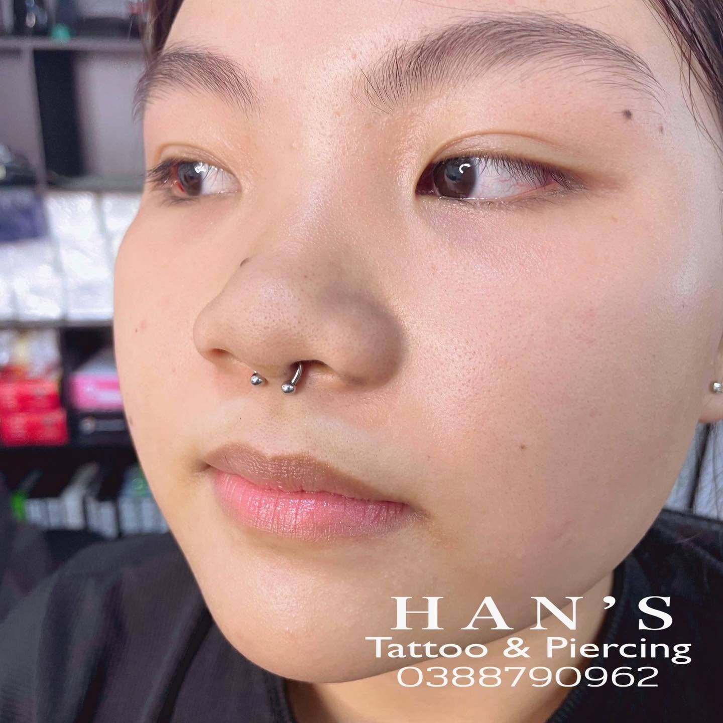 Xỏ khuyên vách mũi (Septum) tại HAN's
